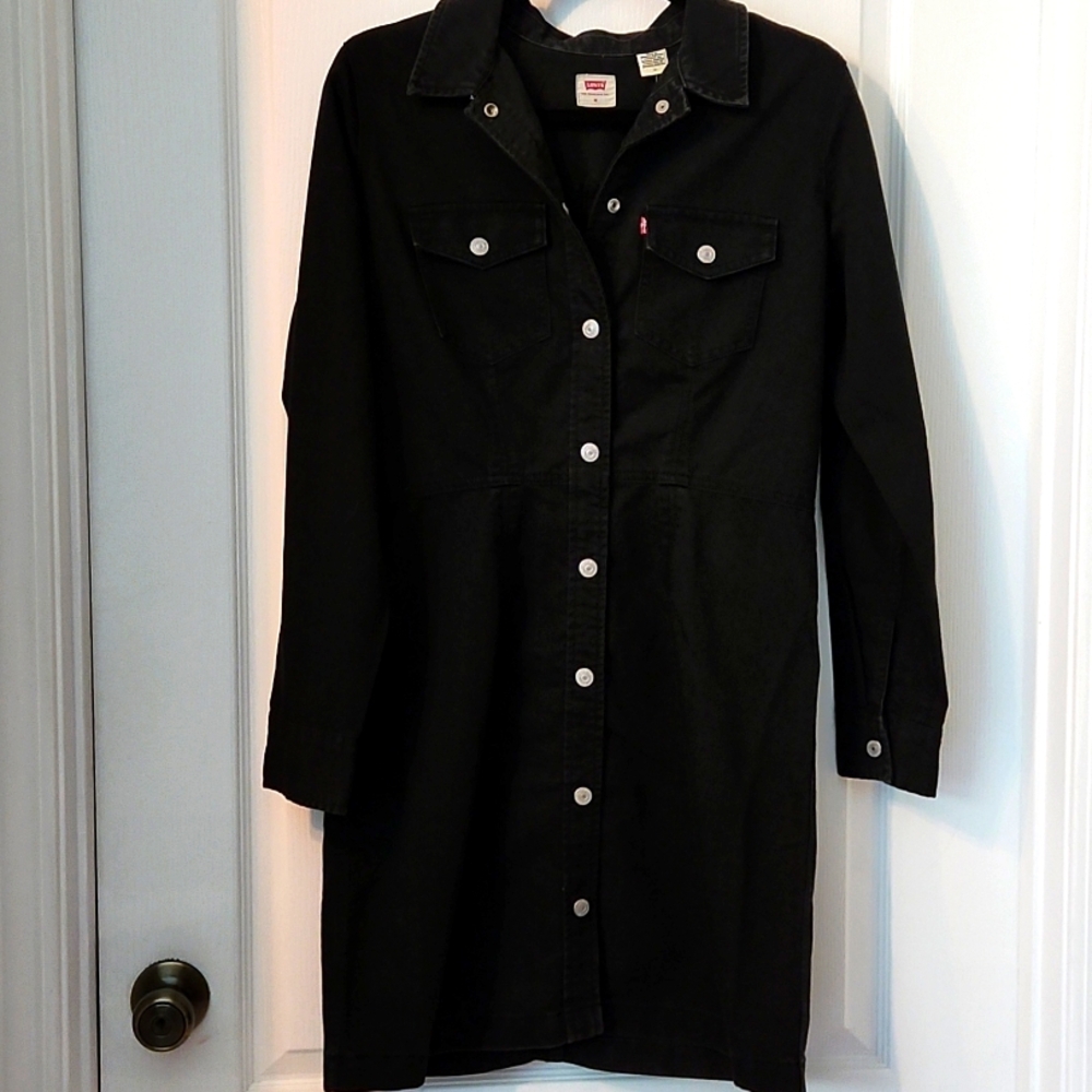 Levi's Black Midi Dress